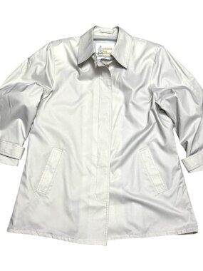 LONDON FOG Vintage Y2K Lightweight Business Casual Spring Fall Coat Jacket Large